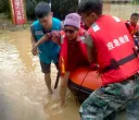 乐业强降雨刷新站点历史极值 村落内涝群众全部妥善转移 水位持续回落