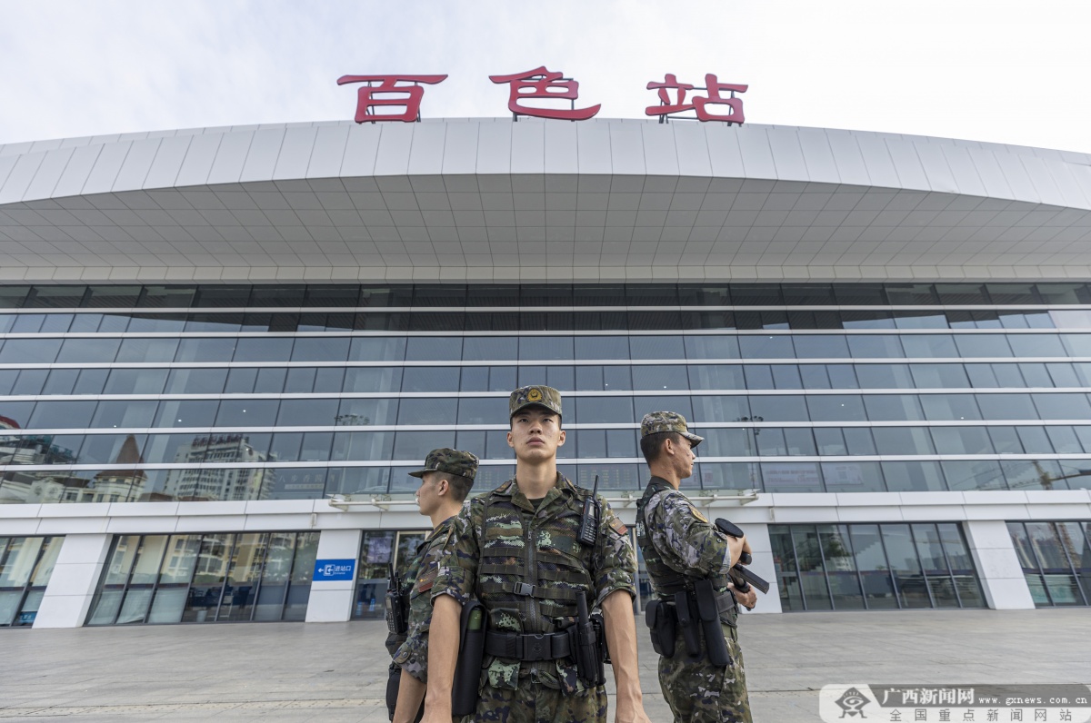 武警百色支队：坚守执勤一线，守护驻地平安