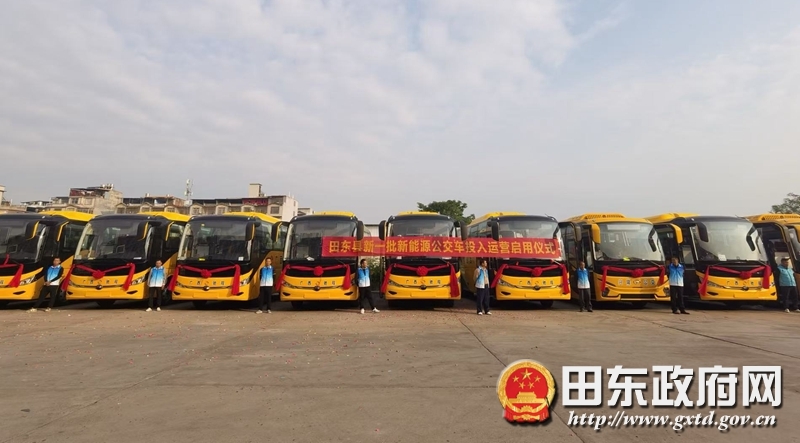 田东县：3700万元更新55台新能源公交车投入春运，绿色出行更便捷